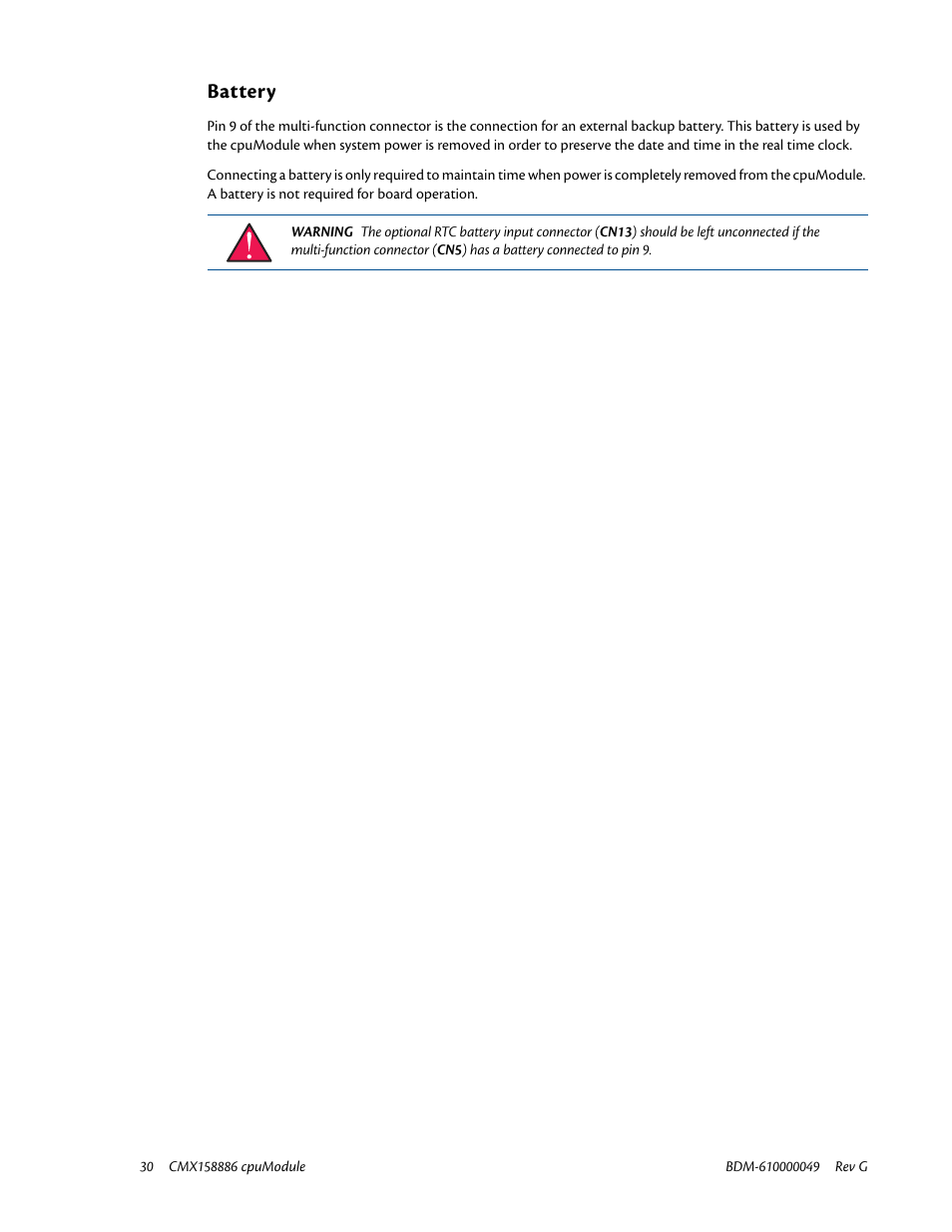 Battery | IBM BDM-610000049 User Manual | Page 40 / 120