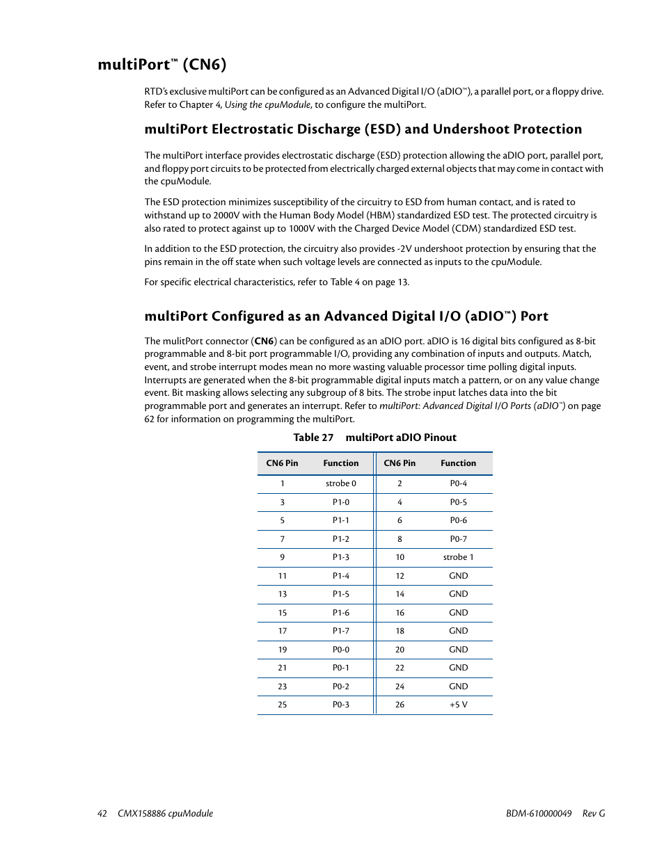 Multiport™ (cn6) | IBM BDM-610000049 User Manual | Page 52 / 120