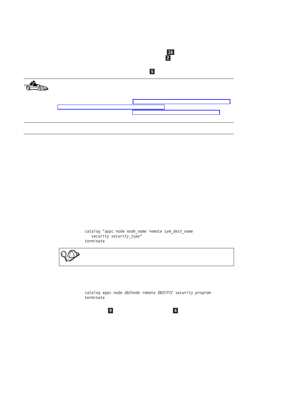 Step 3. catalog the appc or appn node | IBM GC09-2830-00 User Manual | Page 103 / 196