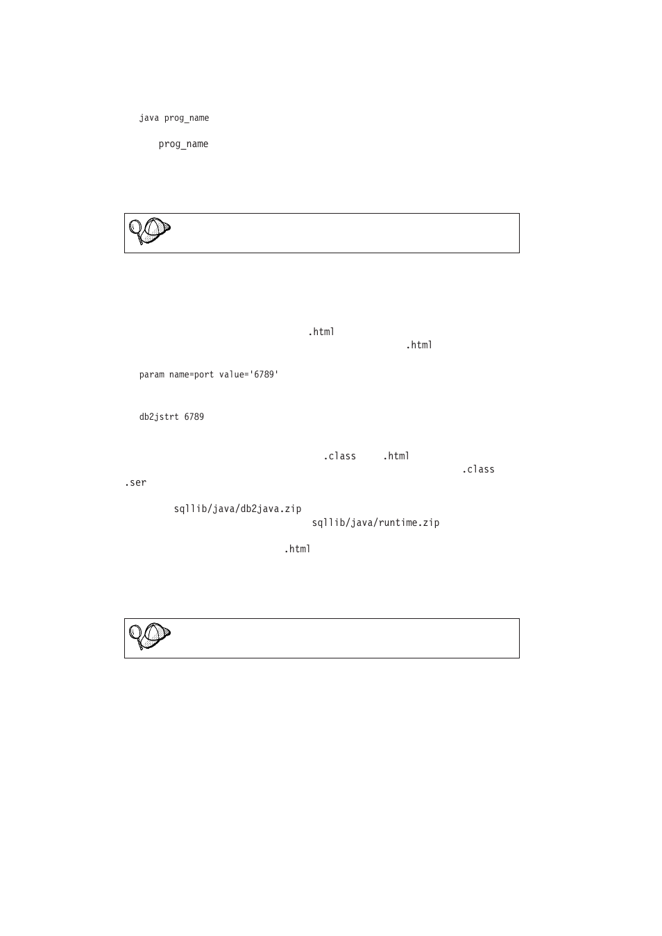Java applets | IBM GC09-2830-00 User Manual | Page 142 / 196