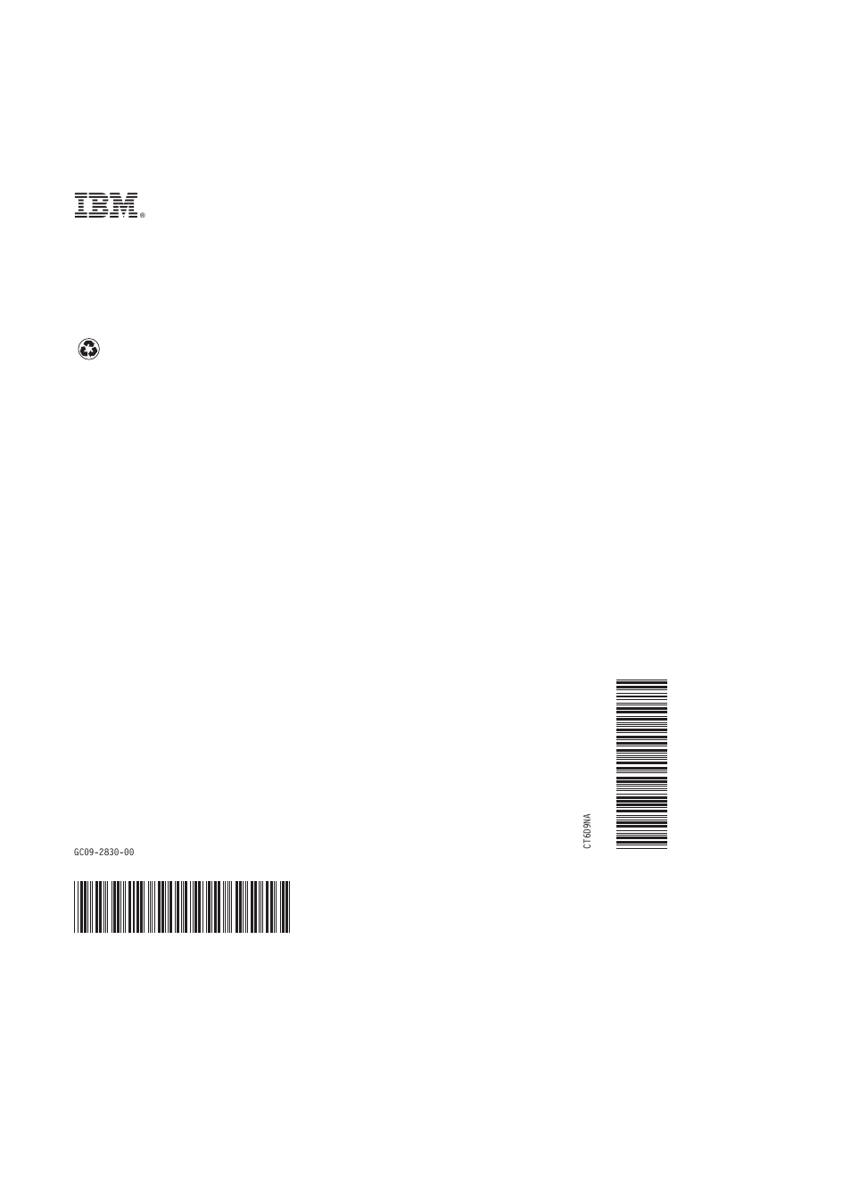 IBM GC09-2830-00 User Manual | Page 196 / 196