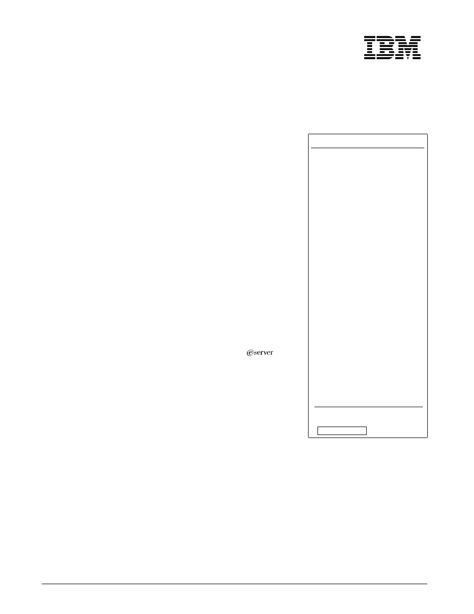 IBM V03 User Manual | 12 pages