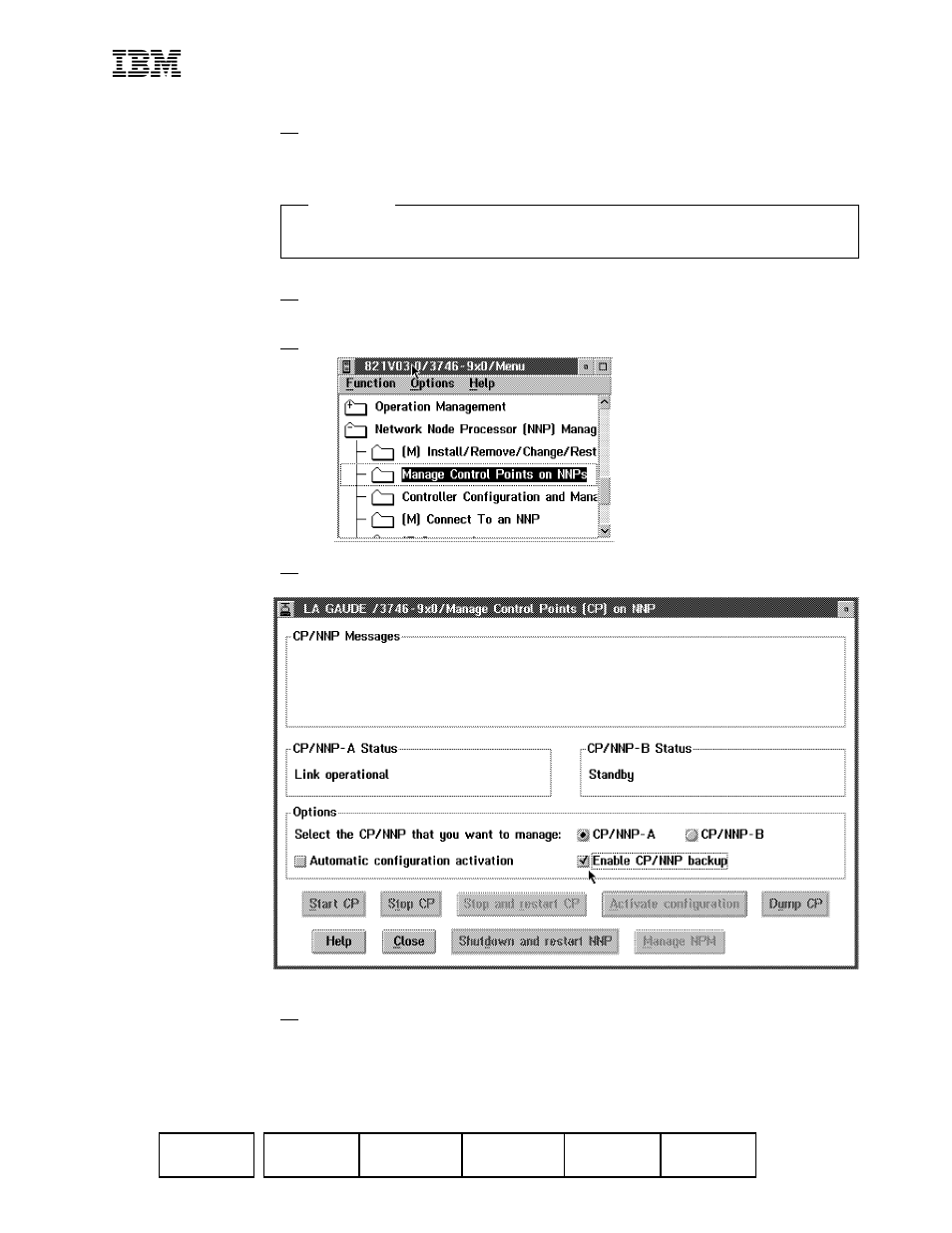 2 enabling the nnp back-up function | IBM PN 26L0451 User Manual | Page 7 / 10