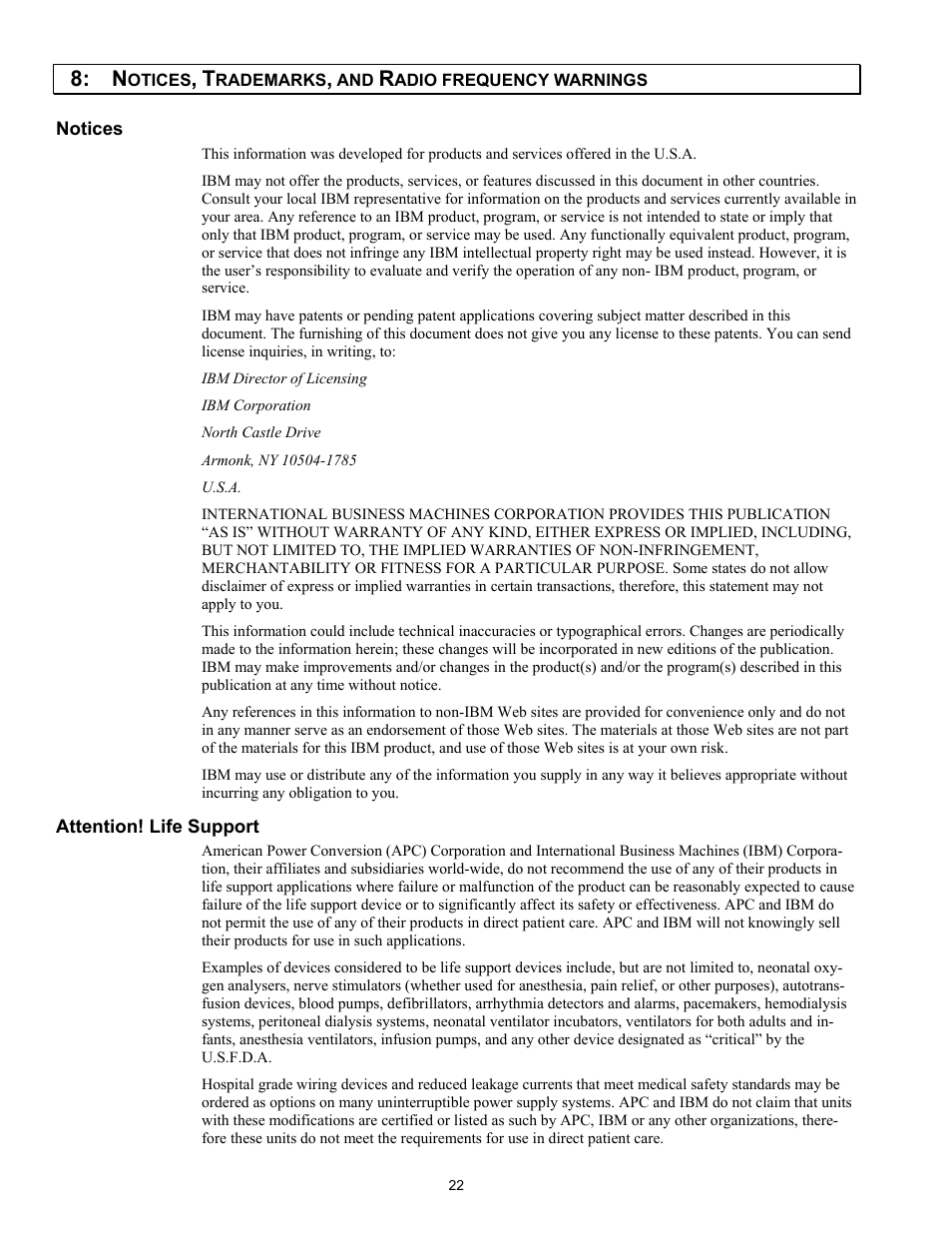IBM Uninterruptible Power Supply IBM UPS 7500XHV User Manual | Page 26 / 29