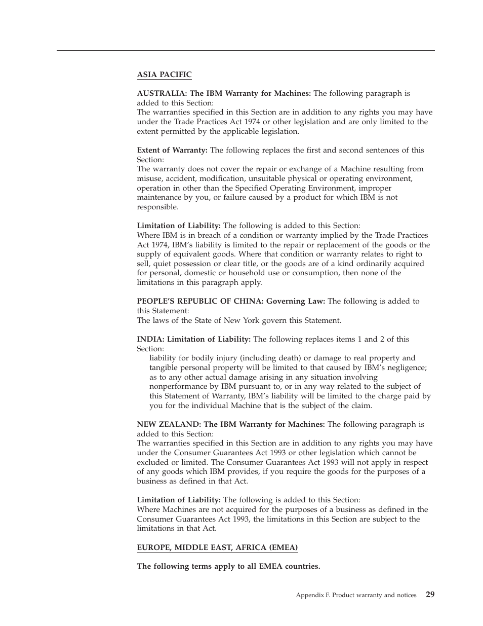 Part 2 - worldwide country-unique terms | IBM HH LTO User Manual | Page 39 / 48