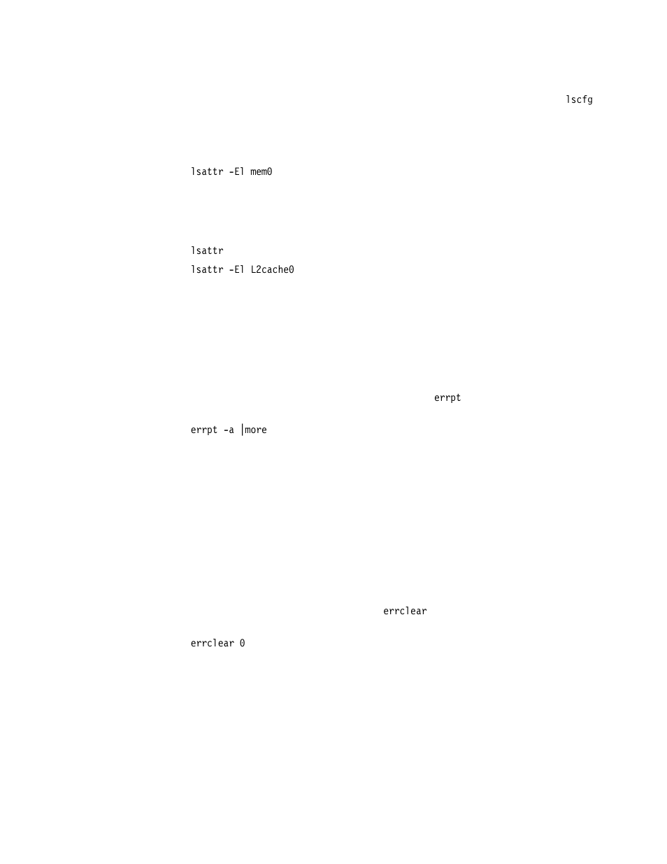 4 configuration information, 5 using the error logging facility, 6 operator panel f30 led status | IBM RS/6000 User Manual | Page 209 / 228