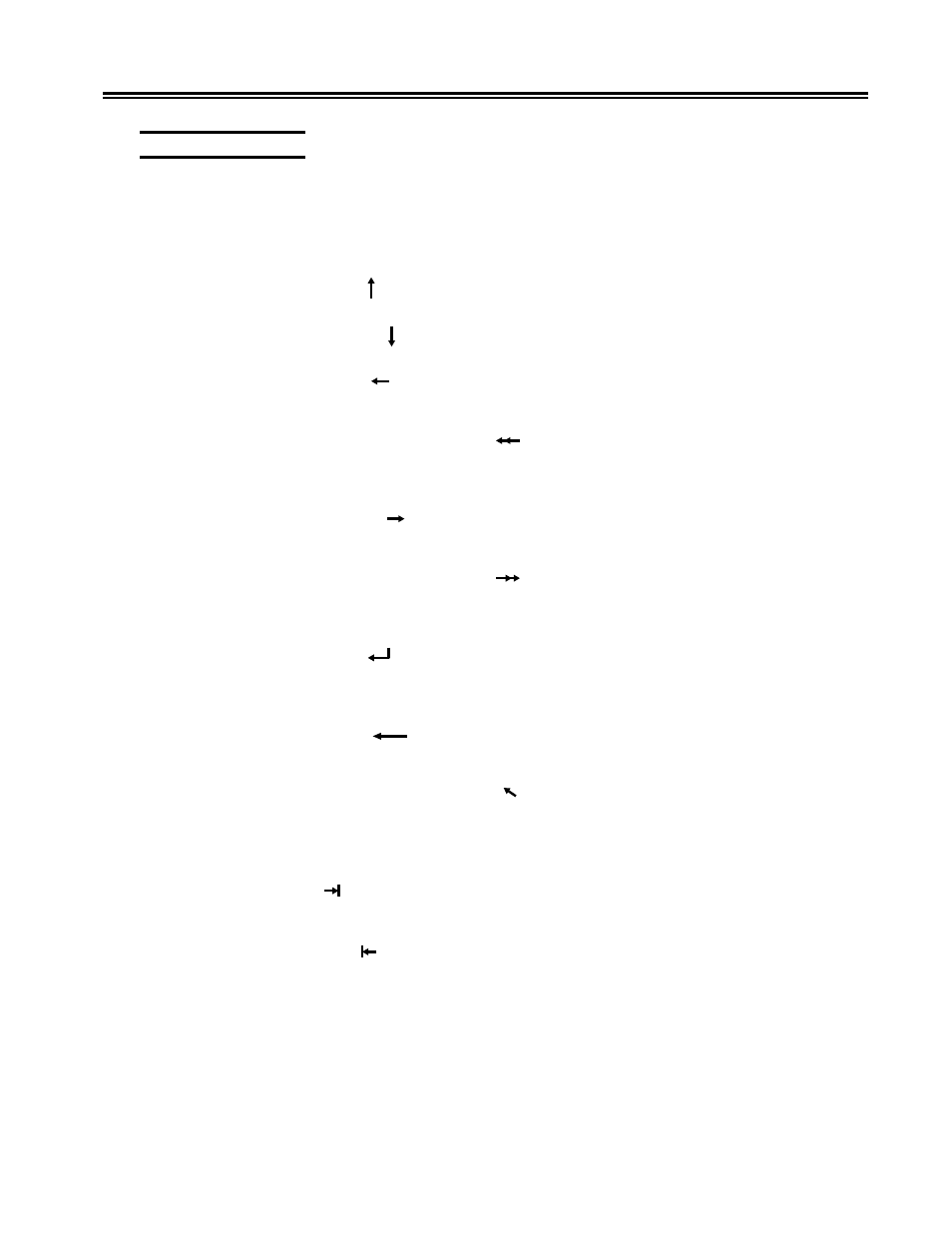 Moving the cursor, Arrow keys, Backspace key | Backtab key, Moving, Characters, entering, Cursor, moving, Down arrow key, Home key, Arrow | IBM 1483DSV User Manual | Page 70 / 141