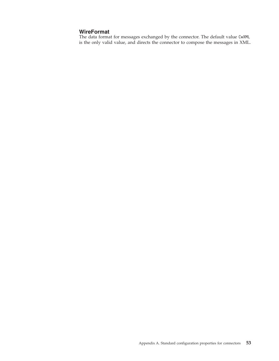 Wireformat | IBM WebSphere Business Integration Adapter User Manual | Page 63 / 92