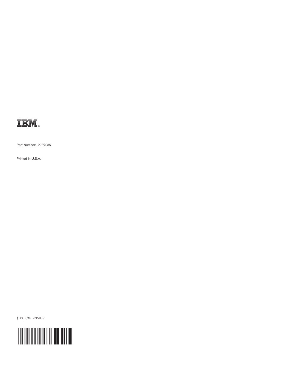 IBM 22P7035 User Manual | Page 54 / 54