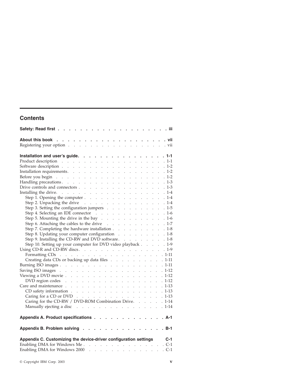 IBM 22P7035 User Manual | Page 7 / 54