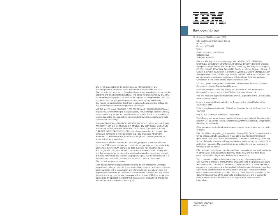 IBM SYSTEM STORAGE DS4300 User Manual | Page 11 / 11