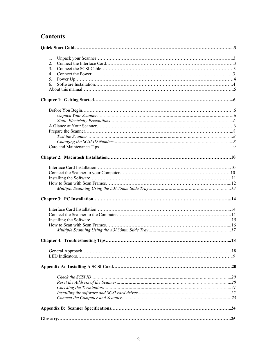 IBM PowerLook 2100XL User Manual | Page 2 / 26