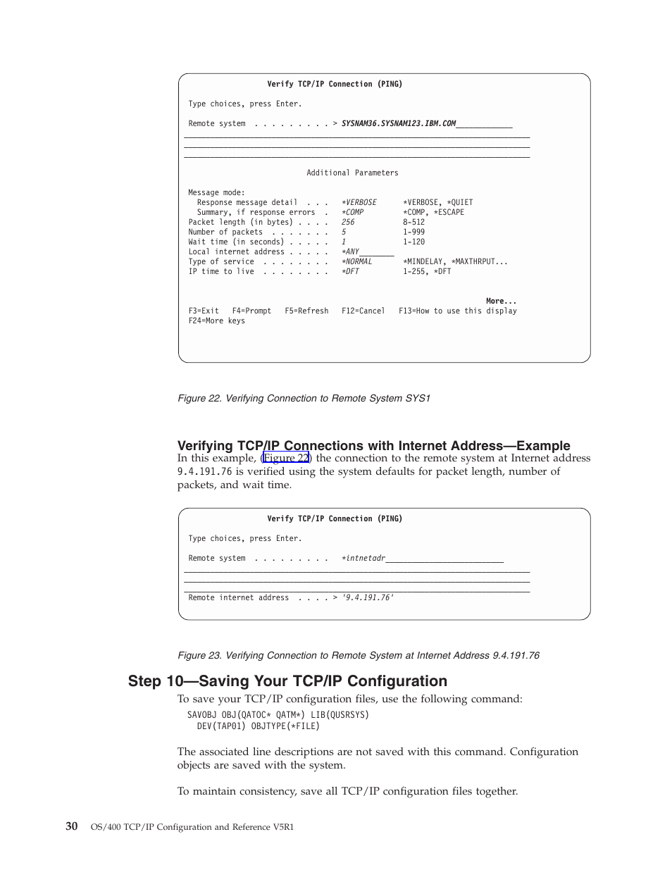 Step 10—saving your tcp/ip configuration | IBM SC41-5420-04 User Manual | Page 44 / 116