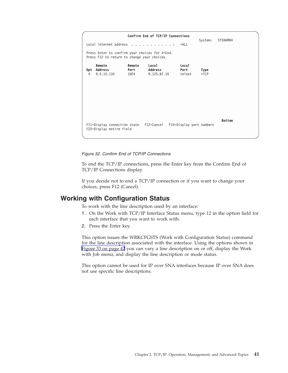 Working with configuration status | IBM SC41-5420-04 User Manual | Page 55 / 116