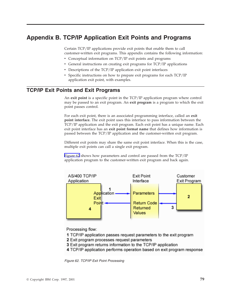 Tcp/ip exit points and exit programs | IBM SC41-5420-04 User Manual | Page 93 / 116