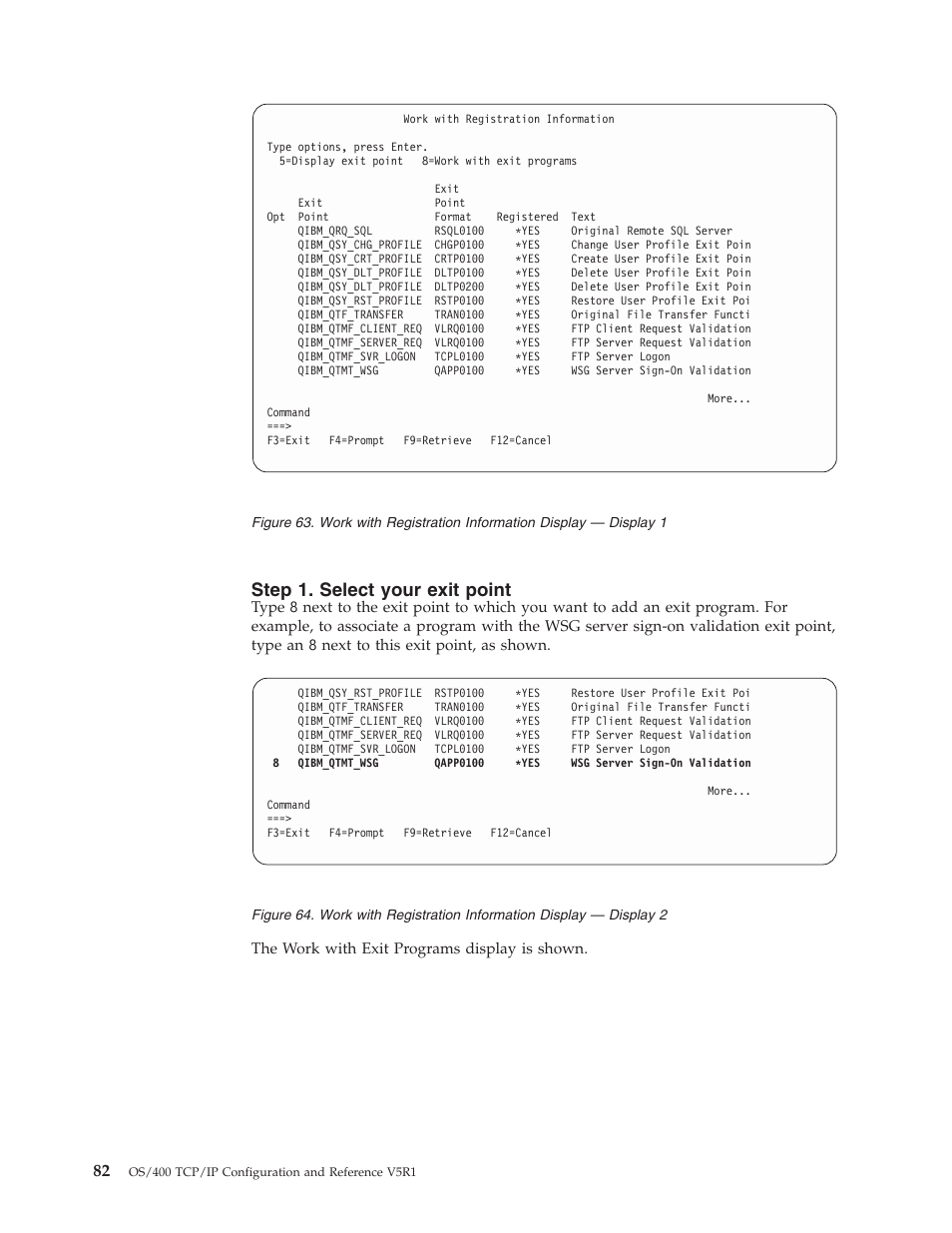 Step 1. select your exit point | IBM SC41-5420-04 User Manual | Page 96 / 116