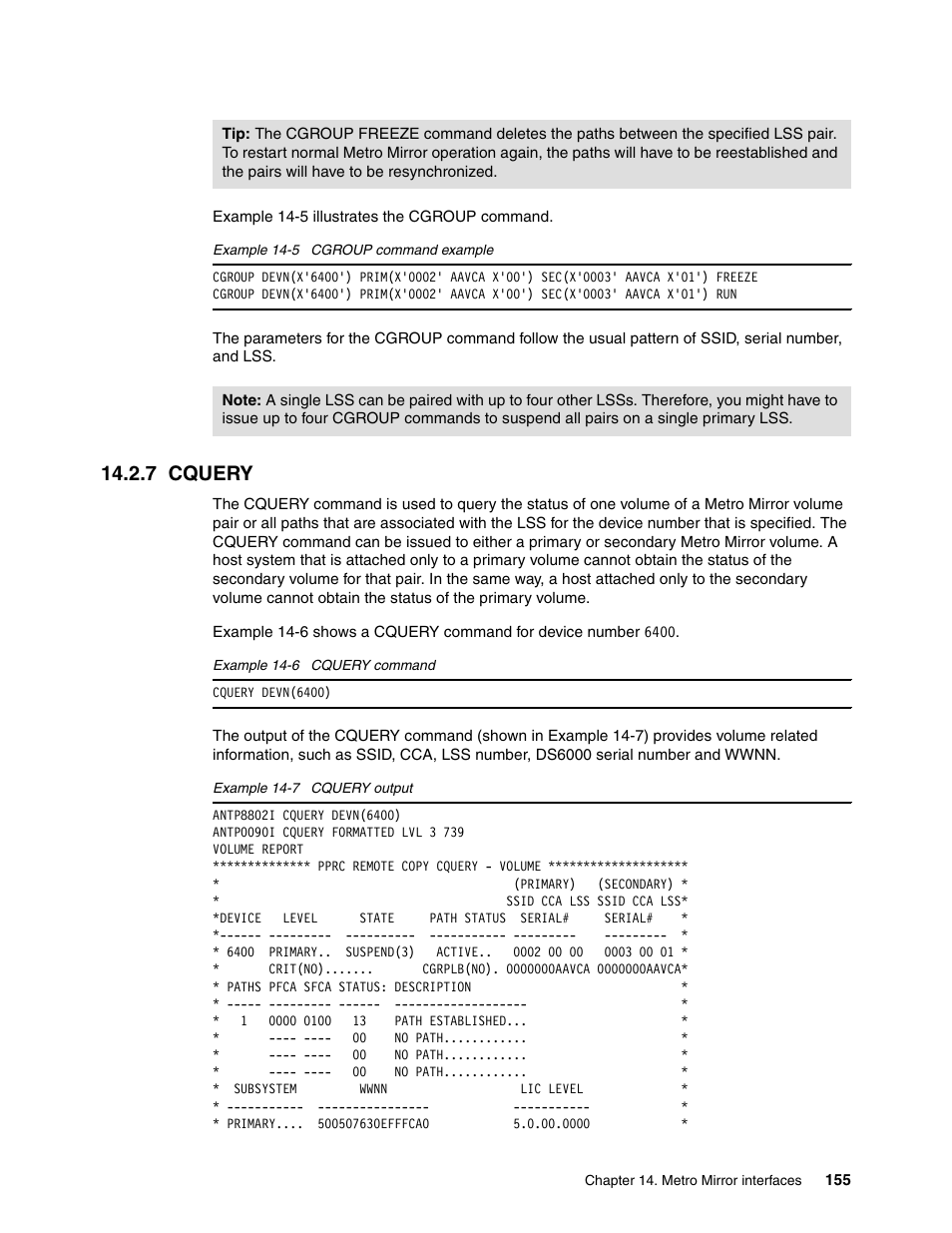 7 cquery | IBM DS6000 User Manual | Page 179 / 578