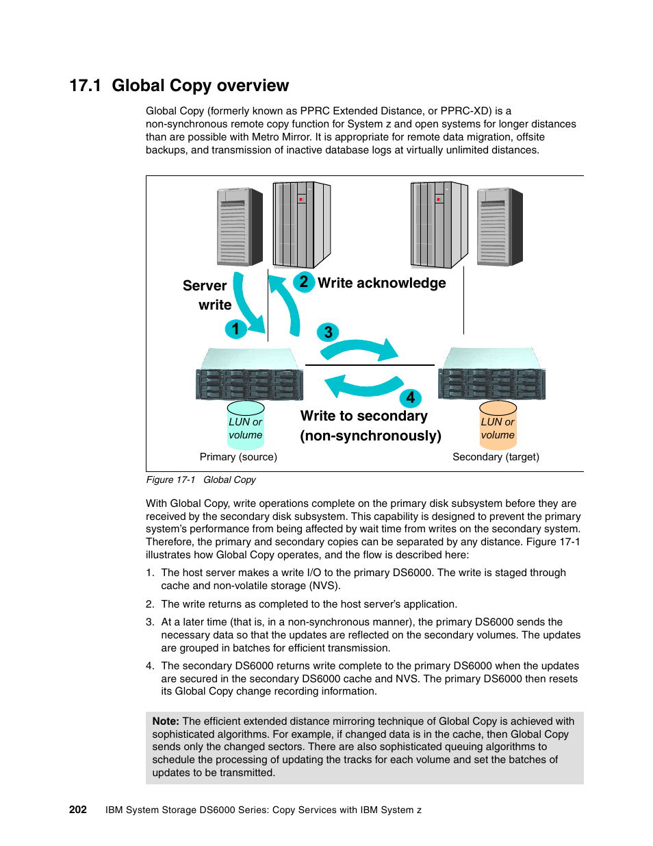 1 global copy overview | IBM DS6000 User Manual | Page 226 / 578