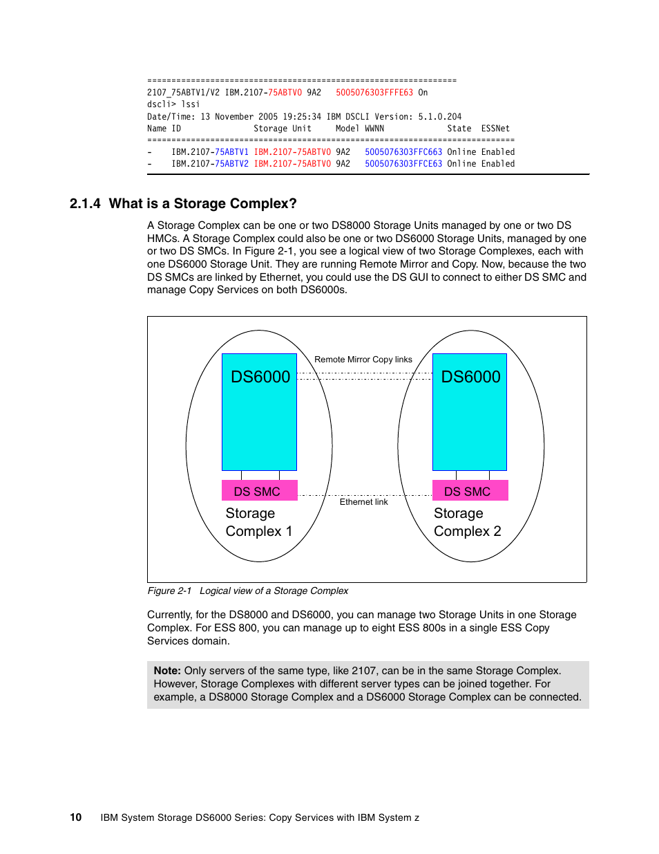 4 what is a storage complex, Ds6000, Storage complex 1 storage complex 2 | IBM DS6000 User Manual | Page 34 / 578