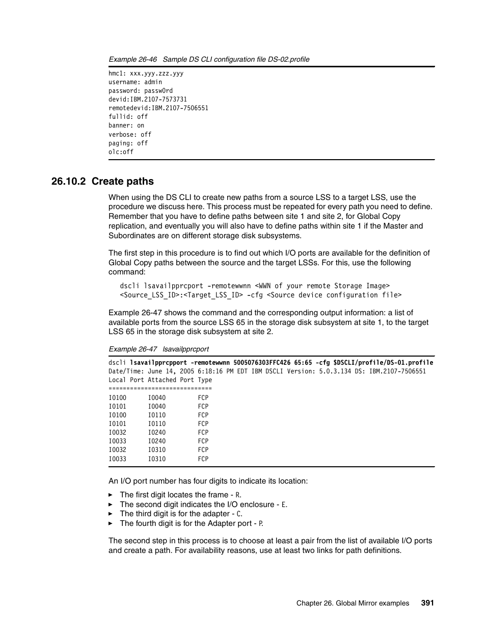 2 create paths | IBM DS6000 User Manual | Page 415 / 578