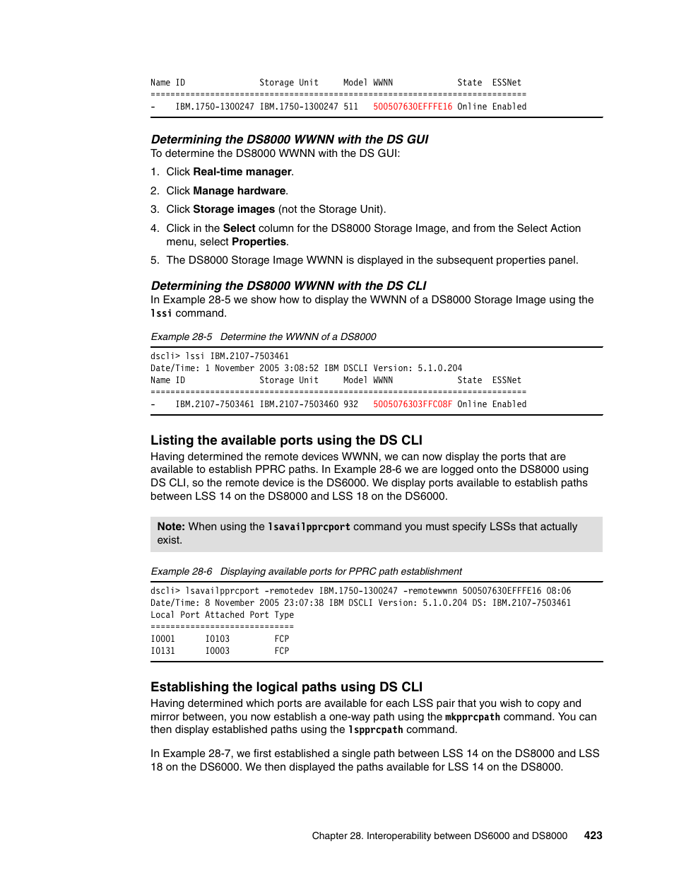 IBM DS6000 User Manual | Page 447 / 578