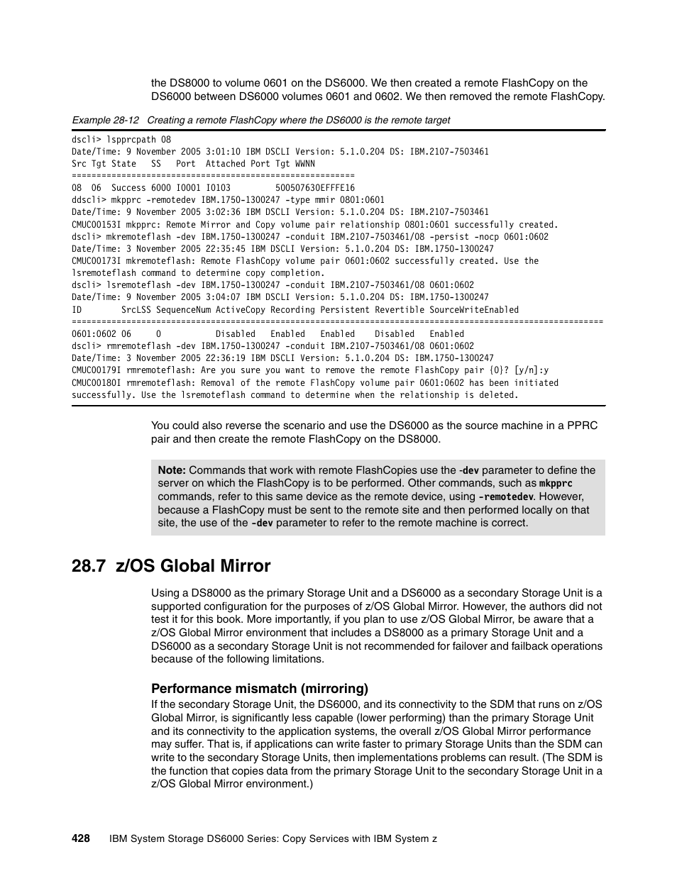 7 z/os global mirror | IBM DS6000 User Manual | Page 452 / 578