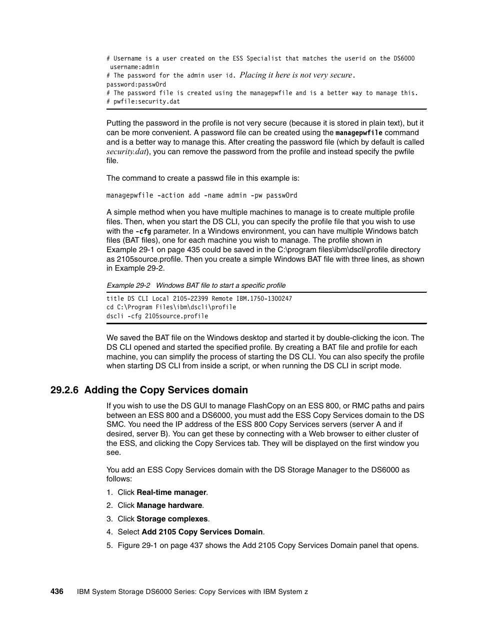 6 adding the copy services domain | IBM DS6000 User Manual | Page 460 / 578