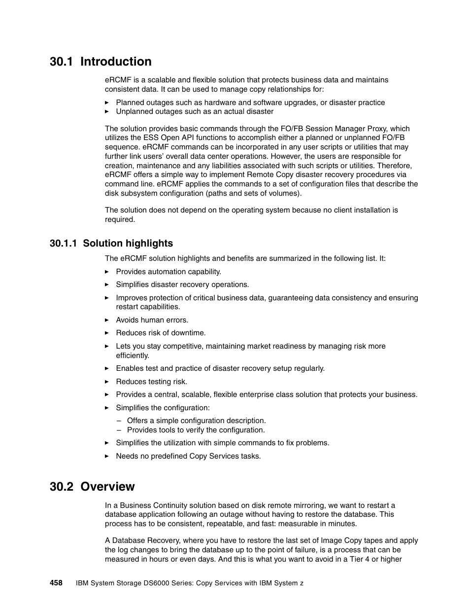 1 introduction, 1 solution highlights, 2 overview | IBM DS6000 User Manual | Page 482 / 578