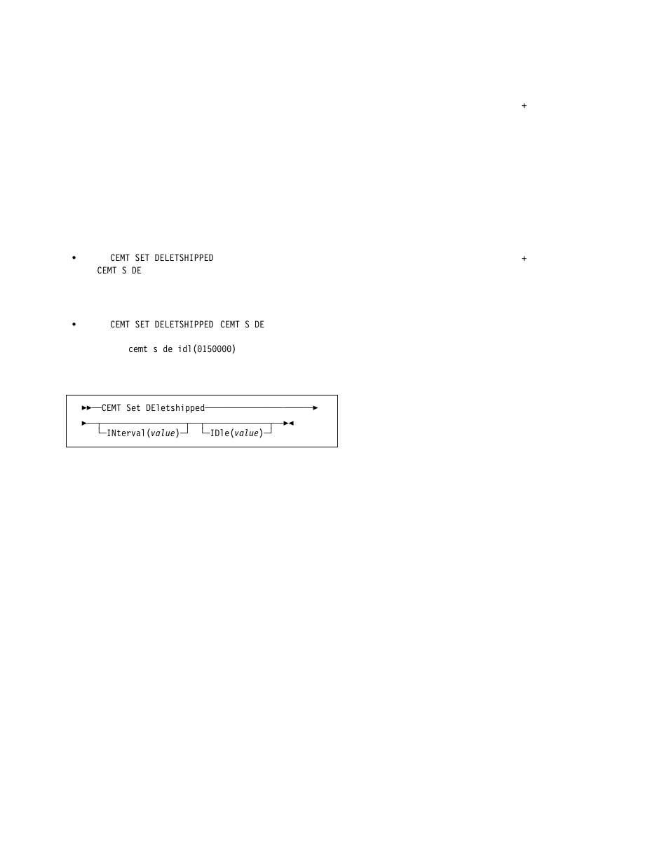 Cemt set deletshipped | IBM CICS Transaction Server for OS/390 SC33-1686-02 User Manual | Page 193 / 317