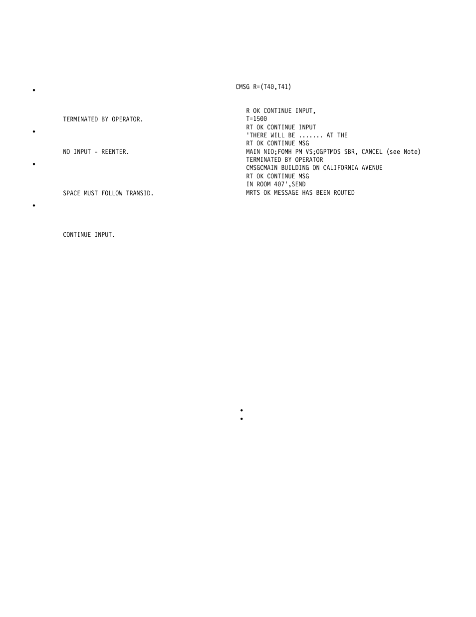 Canceling a message, Message-switching continuation, Message delivery | IBM CICS Transaction Server for OS/390 SC33-1686-02 User Manual | Page 250 / 317