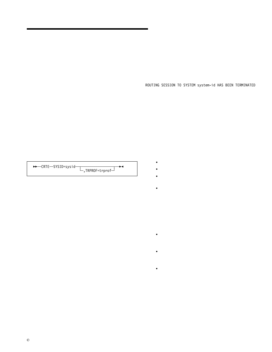 Chapter 20. crte—remote transactions | IBM CICS Transaction Server for OS/390 SC33-1686-02 User Manual | Page 265 / 317