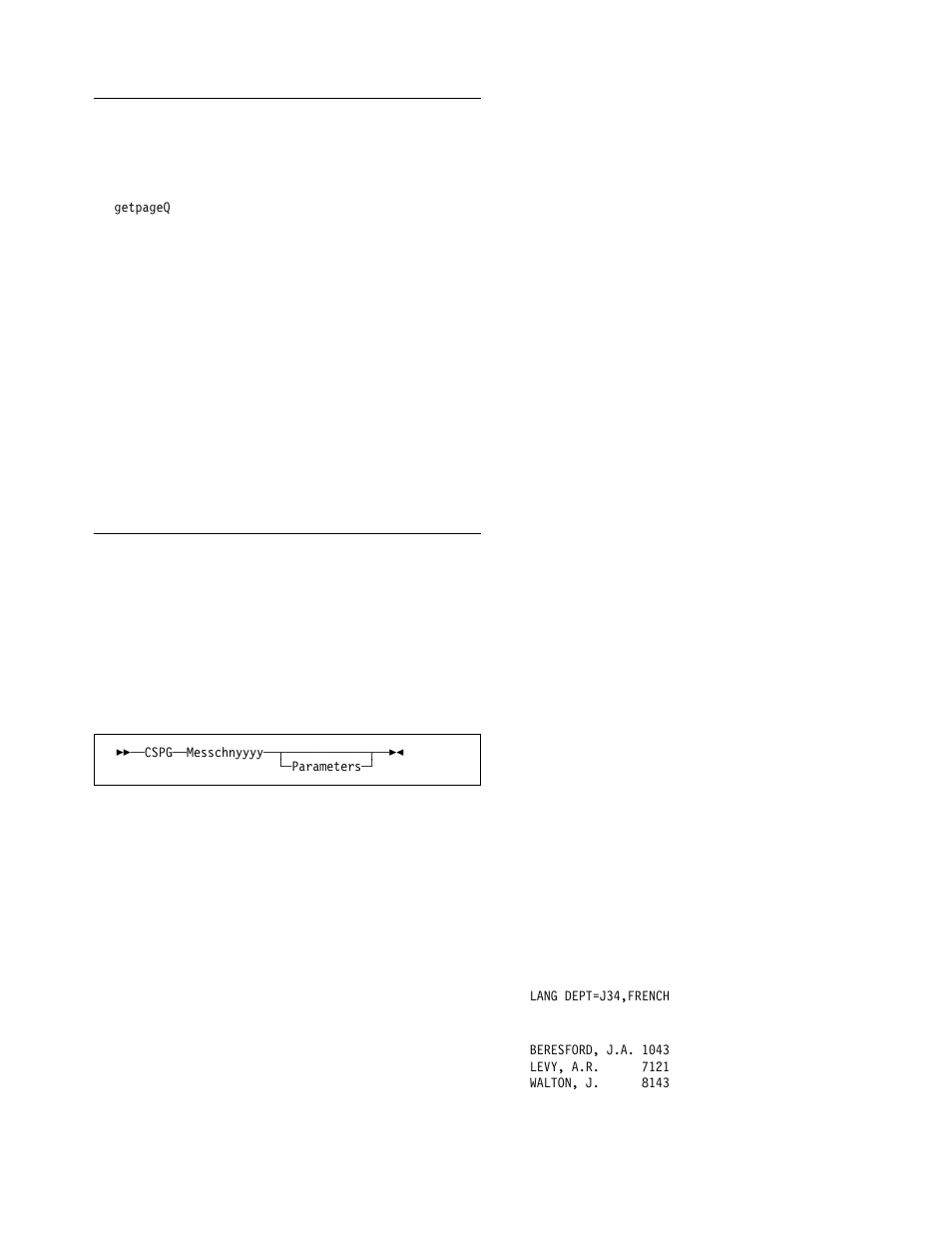 Display information about logical messages, Message chaining | IBM CICS Transaction Server for OS/390 SC33-1686-02 User Manual | Page 273 / 317