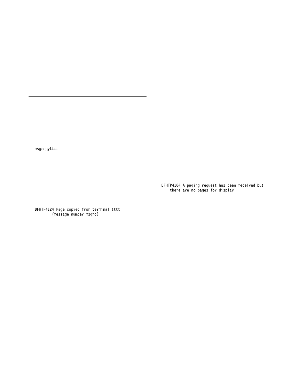 Copying pages, Status of hardcopy terminal, Routed pages displayed at terminal | IBM CICS Transaction Server for OS/390 SC33-1686-02 User Manual | Page 275 / 317