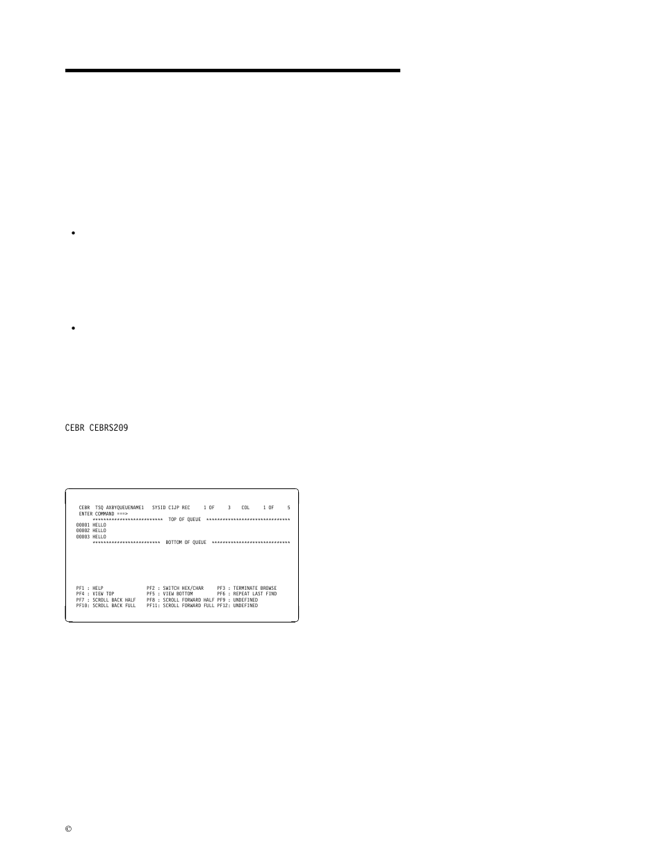 Chapter 6. cebr—temporary storage browse, Cebr—temporary storage browse | IBM CICS Transaction Server for OS/390 SC33-1686-02 User Manual | Page 37 / 317