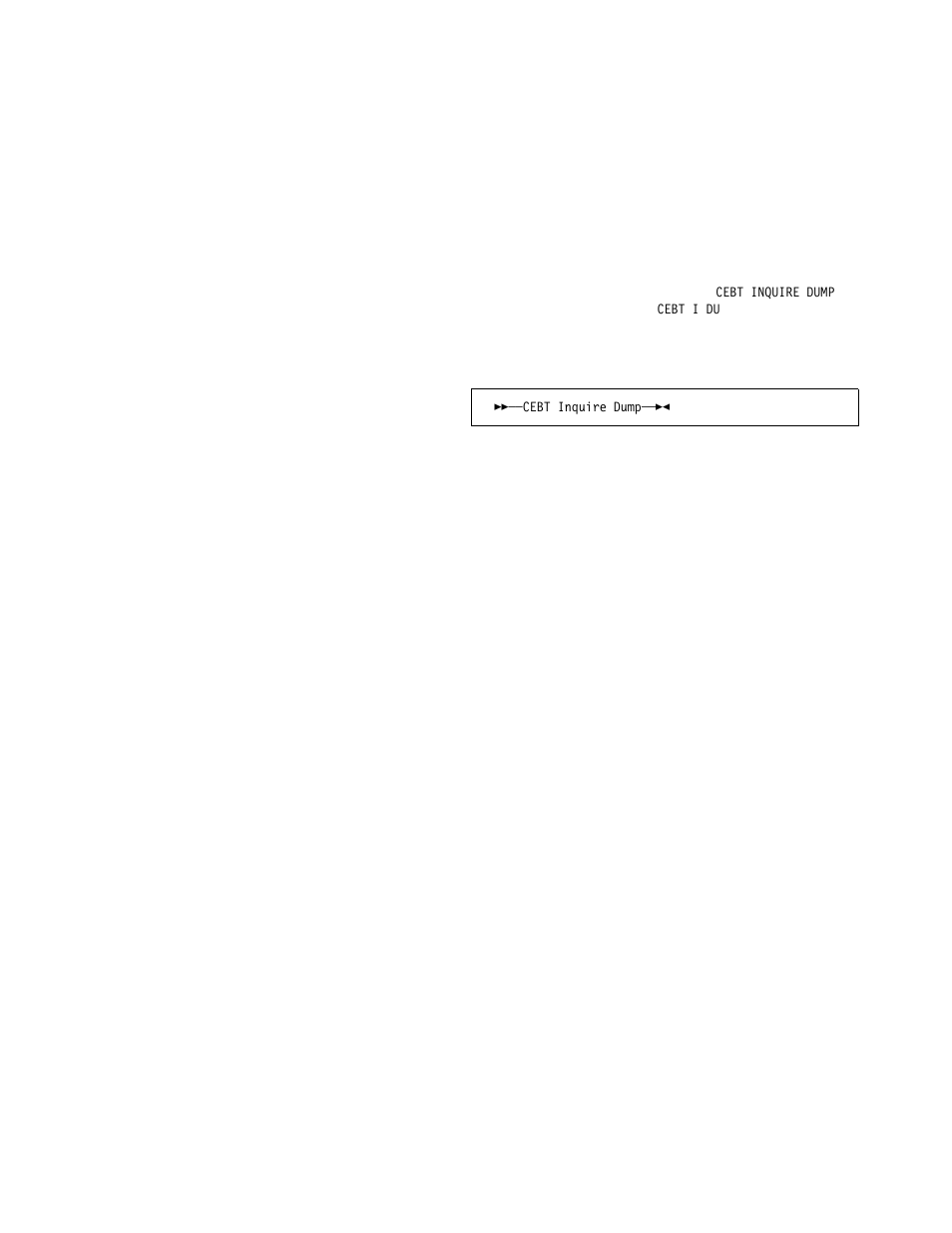 Cebt inquire dump | IBM CICS Transaction Server for OS/390 SC33-1686-02 User Manual | Page 40 / 317