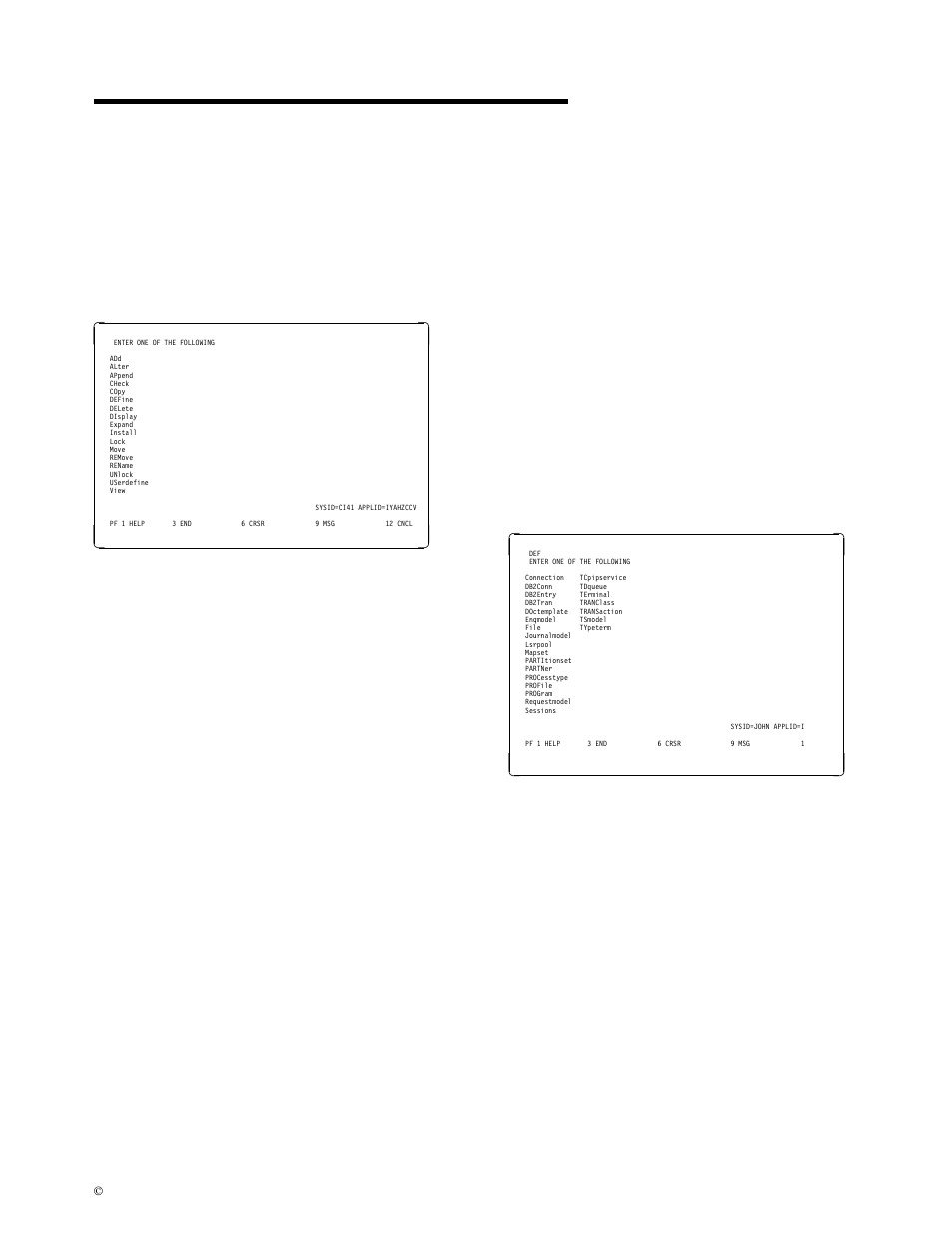 Chapter 9. ceda—resource definition online, Ceda—resource definition online | IBM CICS Transaction Server for OS/390 SC33-1686-02 User Manual | Page 51 / 317