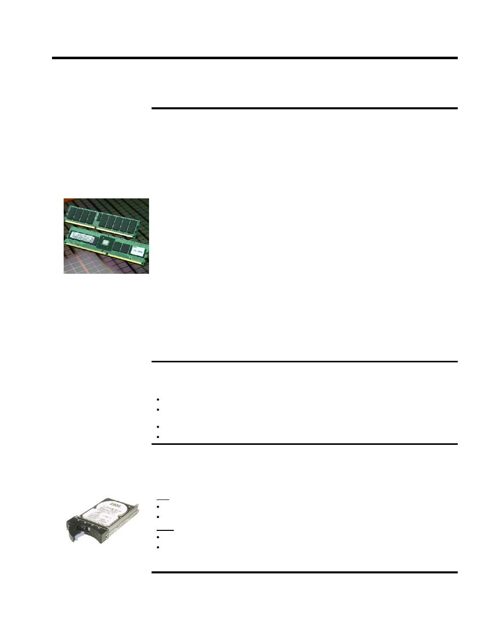 Ddr ii e, Hot-sw, Ap/redundant components | Large hdd, Storage capacity | IBM X3400 User Manual | Page 4 / 16