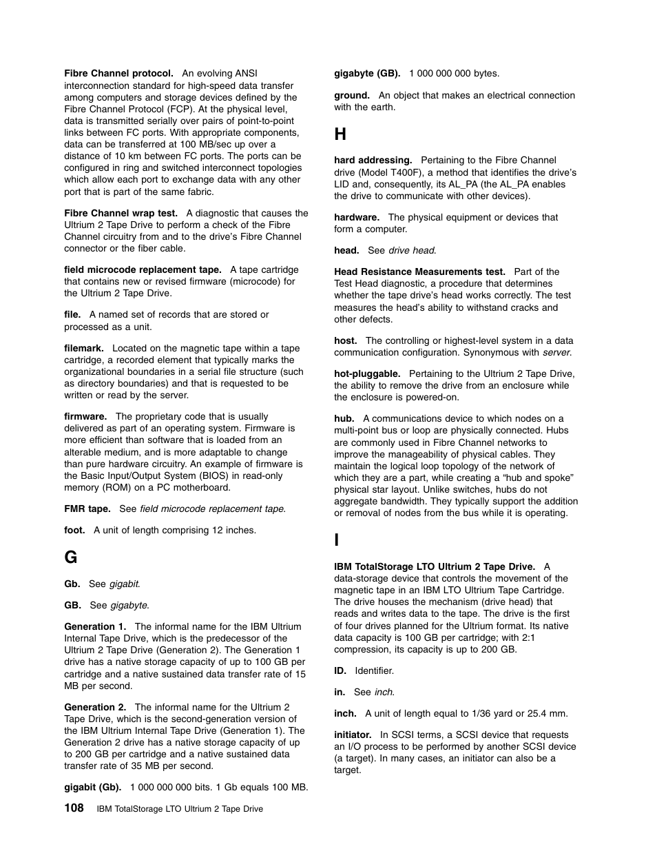 IBM TotalStorage LTO Ultrium T400F User Manual | Page 120 / 136