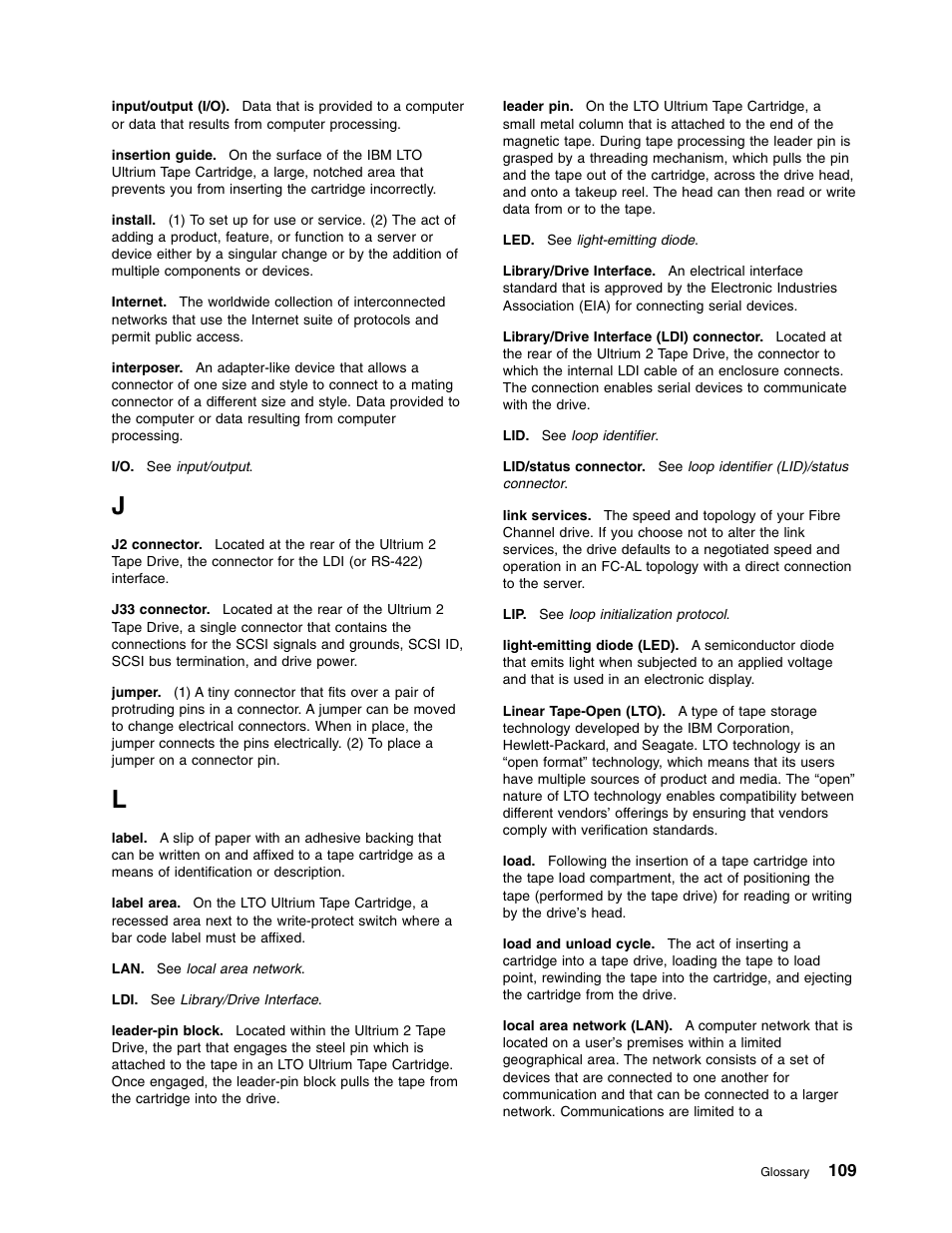 IBM TotalStorage LTO Ultrium T400F User Manual | Page 121 / 136