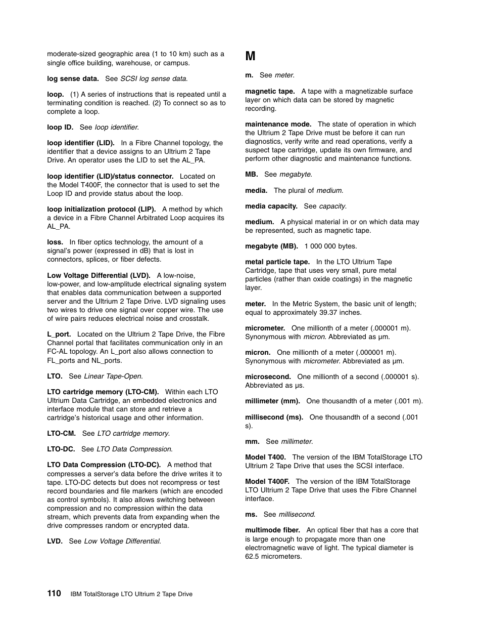 IBM TotalStorage LTO Ultrium T400F User Manual | Page 122 / 136