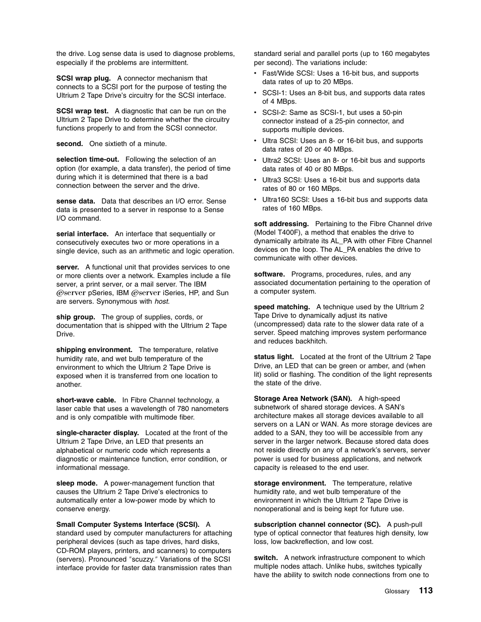 IBM TotalStorage LTO Ultrium T400F User Manual | Page 125 / 136