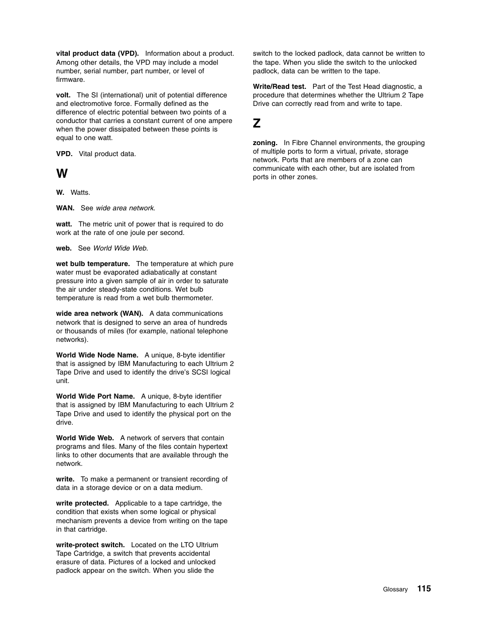 IBM TotalStorage LTO Ultrium T400F User Manual | Page 127 / 136