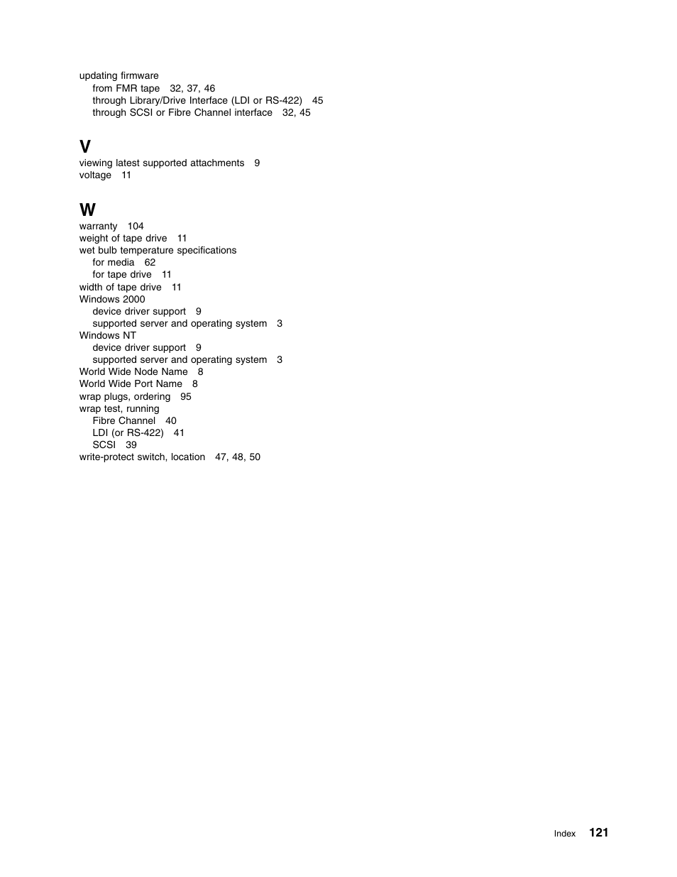 IBM TotalStorage LTO Ultrium T400F User Manual | Page 133 / 136