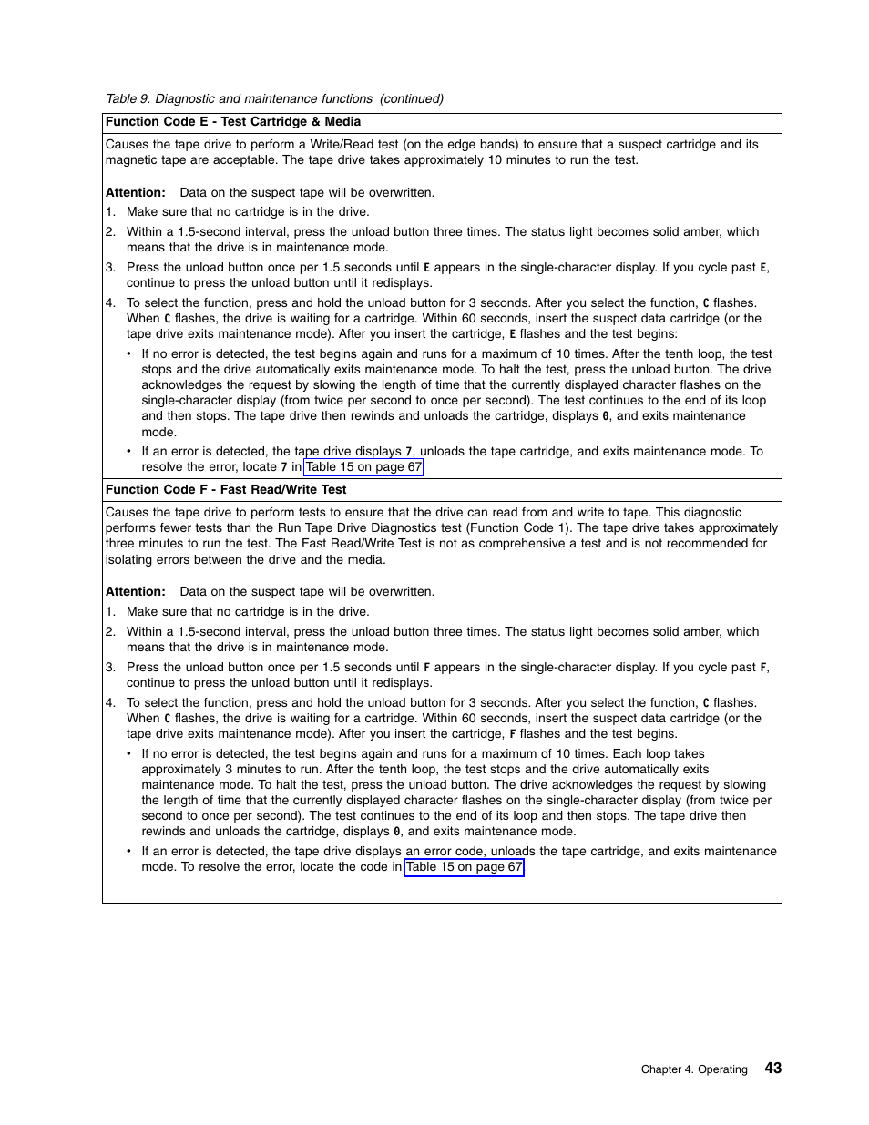 IBM TotalStorage LTO Ultrium T400F User Manual | Page 55 / 136