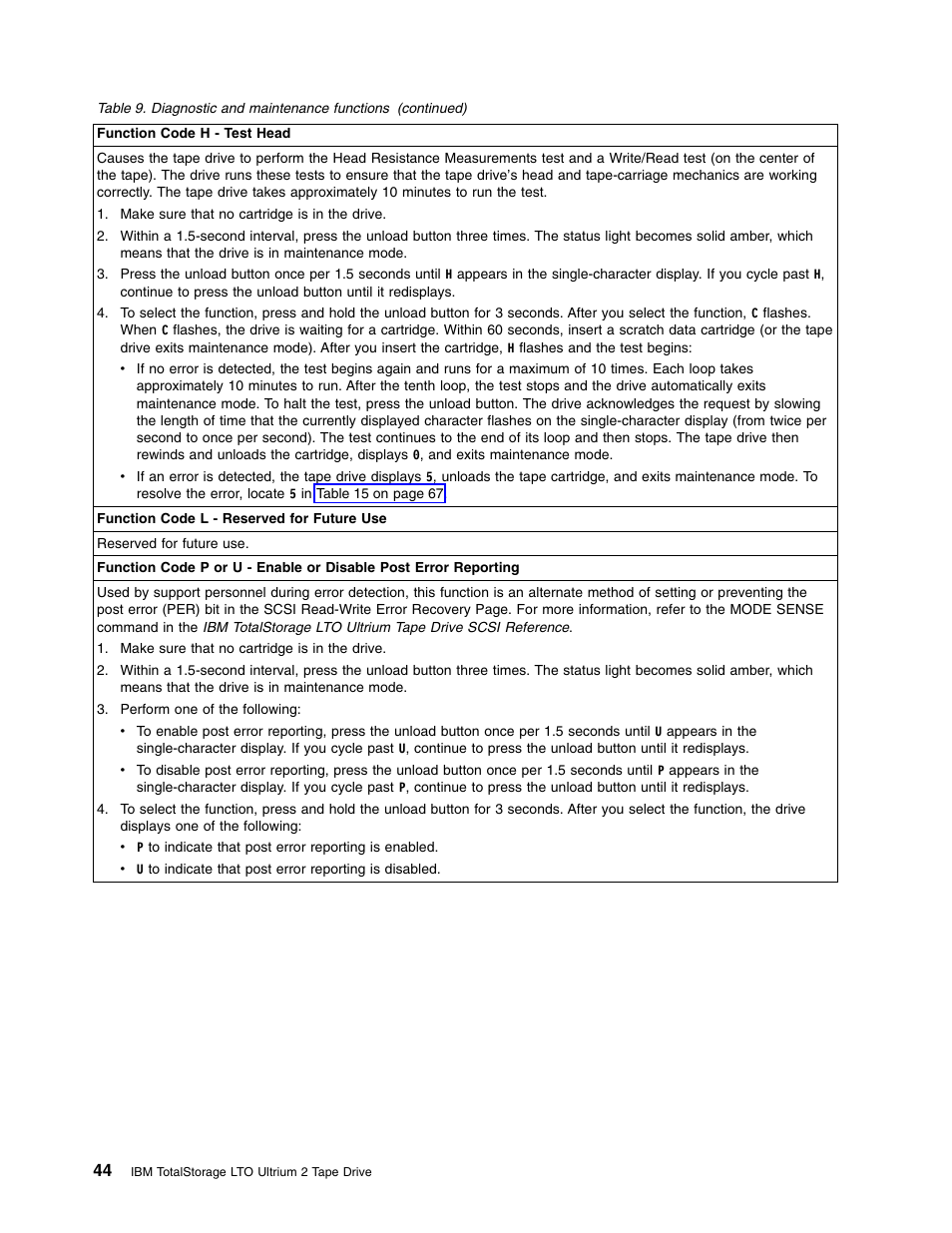 IBM TotalStorage LTO Ultrium T400F User Manual | Page 56 / 136