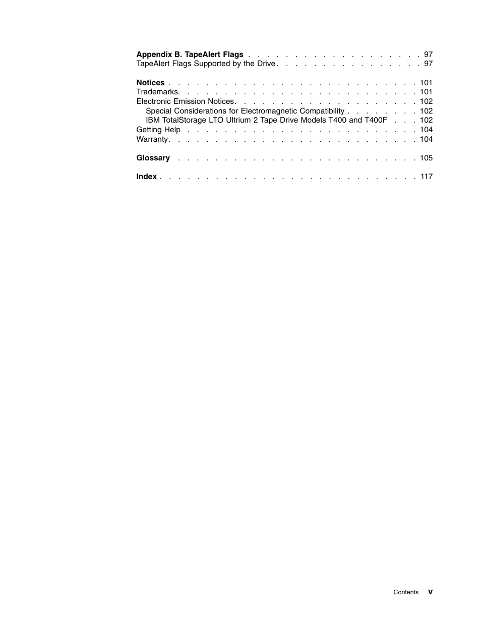 IBM TotalStorage LTO Ultrium T400F User Manual | Page 7 / 136