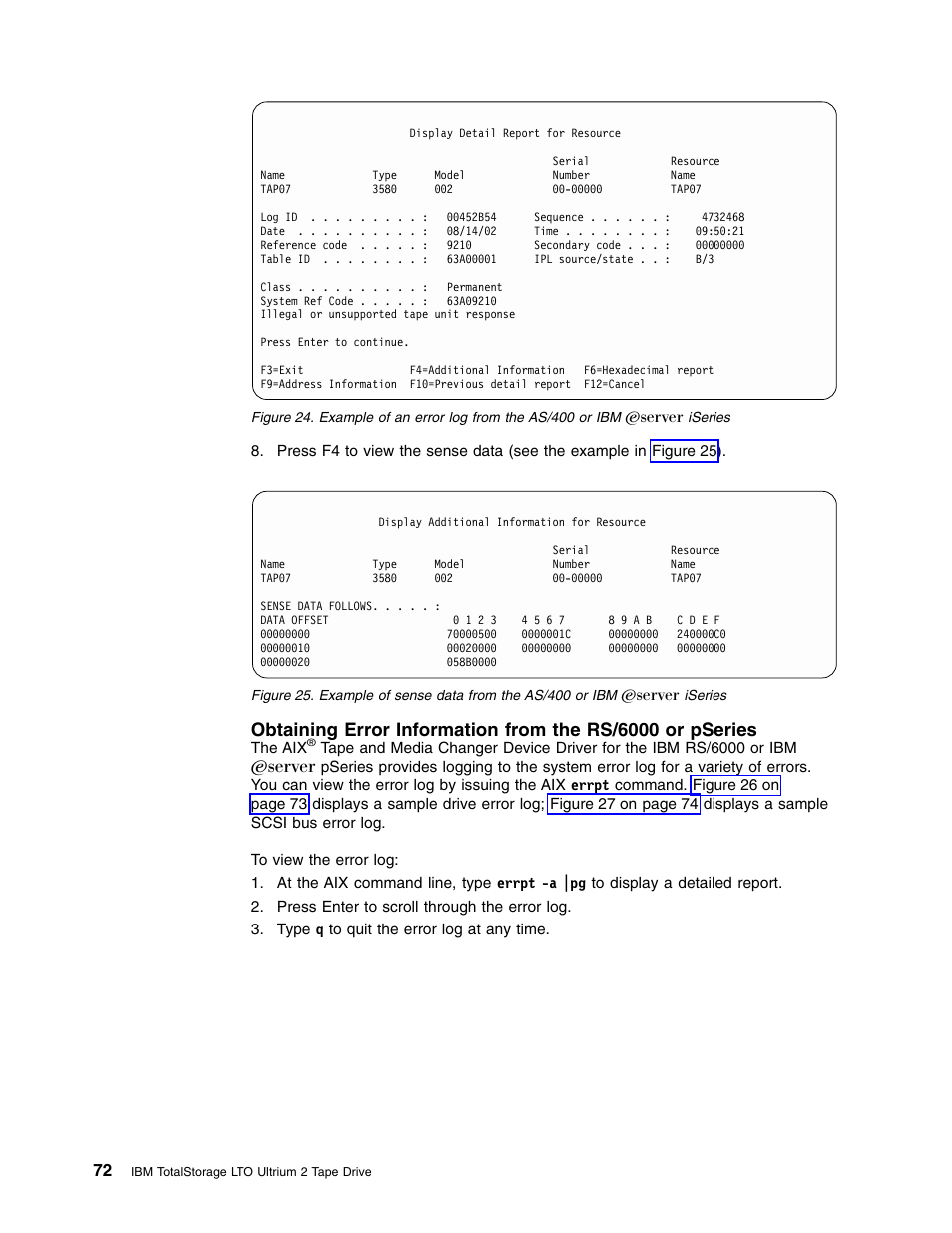 IBM TotalStorage LTO Ultrium T400F User Manual | Page 84 / 136