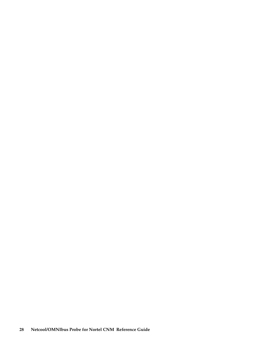 IBM Netcool/OMNIbus Probe for Nortel CNM User Manual | Page 34 / 34