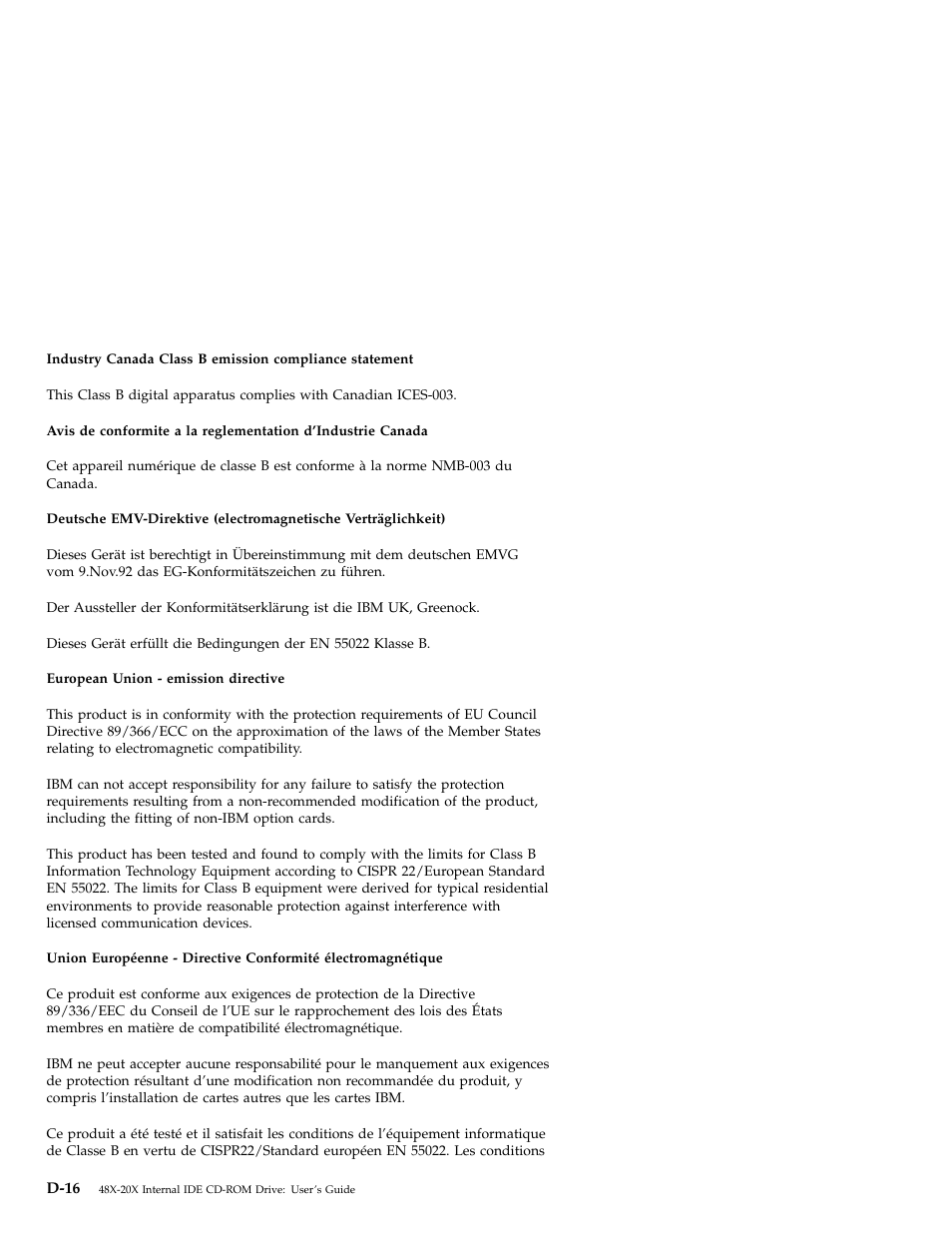 IBM 71P7279 User Manual | Page 124 / 128