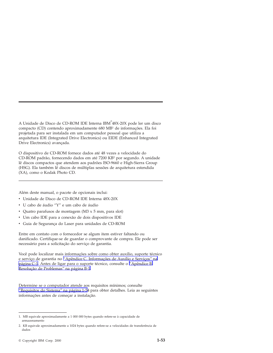 Parte 1: instalação e guia do usuário, Descrição do produto, Antes de começar | IBM 71P7279 User Manual | Page 61 / 128